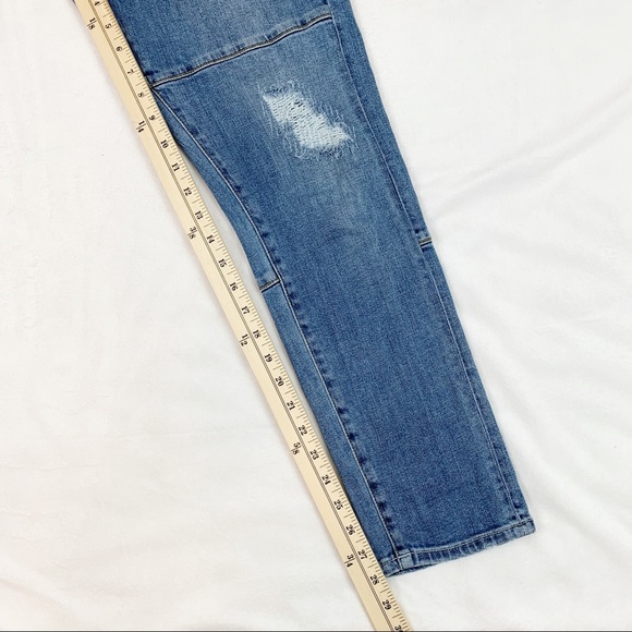 Anthropologie Faye denim overall jumpsuit - Picture 8 of 12